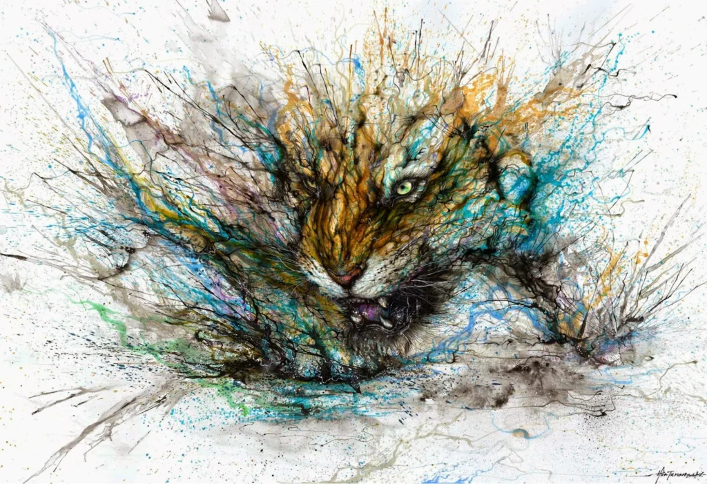 Hua Tunan — Crouching Tiger — artwork