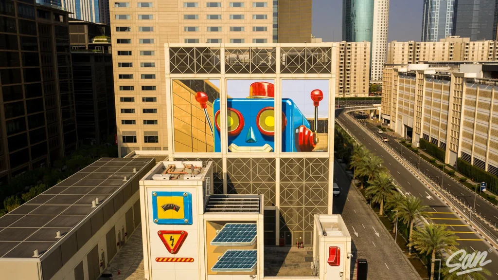 Dubai Street Museum — Happiness Street — view 1