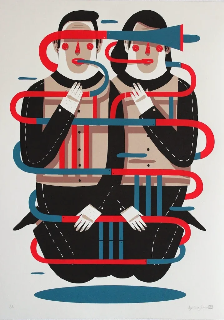 Agostino Iacurci — The Dialogue — artwork