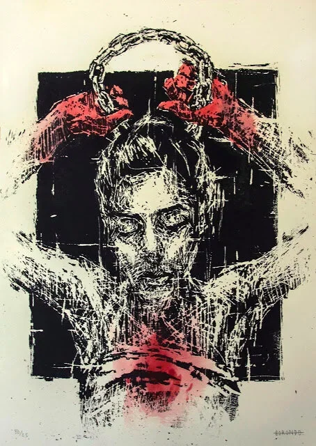 Borondo — El Peso — artwork