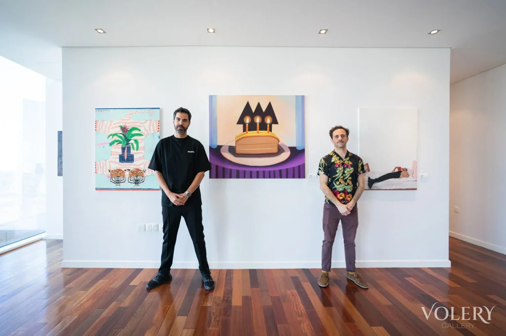 Installation view of Domesticity at Volery Gallery, Dubai